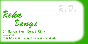 reka dengi business card