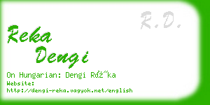 reka dengi business card